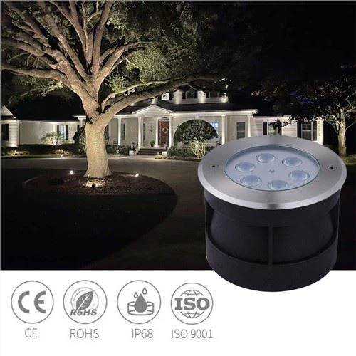6w স্টেইনলেস স্টীল LED অন্তর্নিহিত আলো